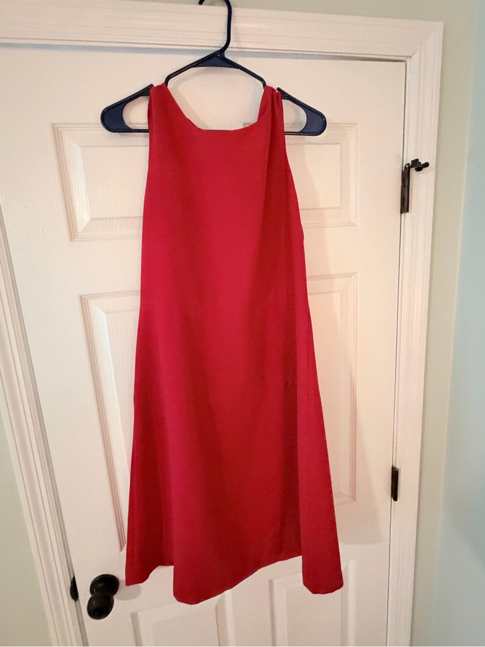 Banana Republic Red Sleeveless A-Line Dress